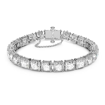 Swarovski Matrix Bracelet – Elegant Square-Cut Crystals