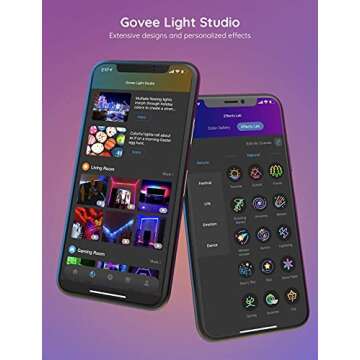 Govee 16.4ft RGBIC LED Strip Lights, Segmented Control, App Control, Remote and Control Box, Enhanced Music Mode, Scene Modes, LED Light Stip for Parties, Room, Kitchen, Holiday, Home Decor