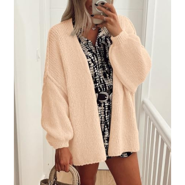 PRETTYGARDEN Women's Oversized Cardigan for Fall Style