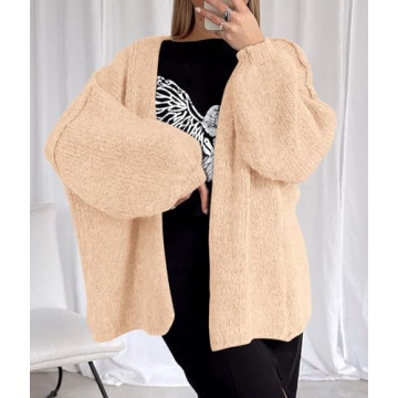 PRETTYGARDEN Women's Oversized Cardigan for Fall Style