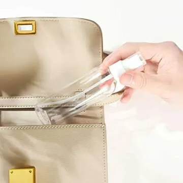 ALINK Travel Spray Bottles - Pack of 6 Fine Mist Sprayers