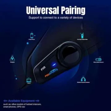 FODSPORTS FX6 Motorcycle Bluetooth Headset for Riders