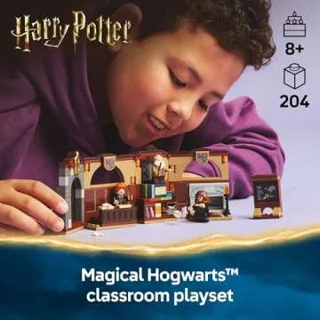 LEGO Harry Potter Hogwarts Castle: Charms Class Building Toy - Wizard Kids Toy for Boys and Girls, F...