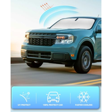 Windshield Sun Shade for Ford Maverick - 100% Custom Fit