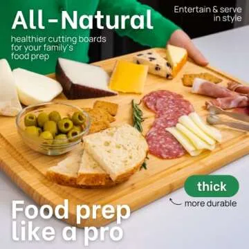 Extra Large Bamboo Cutting Board for Eco-Friendly Cooking