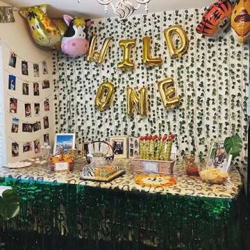 BLEUM CADE 6 Strands 42Ft Fake Vines for Bedroom with Fake Leaves, Cute Artificial Hanging Ivy Vines Fake Plants for Christmas Party Garden Store Wall Room Decor Aesthetic