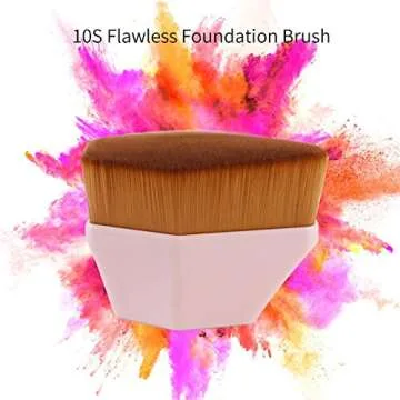 Foundation Brush, Daubigny Iron Type Makeup Brush for Face Blush Liquid Powder Foundation Brush for ...