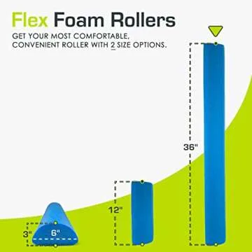 ProsourceFit Flex Foam Roller for Muscle Relief and Therapy