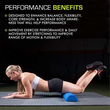 ProsourceFit Flex Foam Roller for Muscle Relief and Therapy