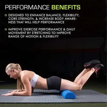 ProsourceFit Flex Foam Roller for Muscle Relief and Therapy