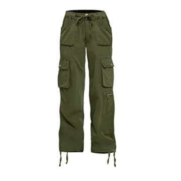 Cargo Pants Women Baggy Hiking Casual Cotton Military Tactical Army Combat Work Pants with 7 Pockets...