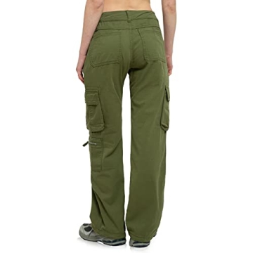 Stylish Women's Cargo Pants with Adjustable Fit and Pockets