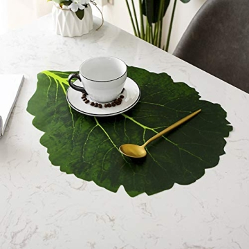 Cabbage Leaf Placemats - Eco-Friendly & Unique Design