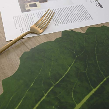 Cabbage Leaf Placemats - Eco-Friendly & Unique Design