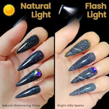 YTD Likomey Reflective Glitter Gel Nail Polish 15ml