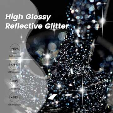 YTD Likomey Reflective Glitter Gel Nail Polish 15ml