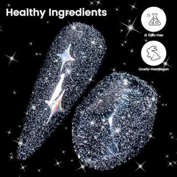 YTD Likomey Reflective Glitter Gel Nail Polish 15ml