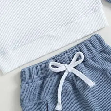 Kupretty Toddler Baby Boy Outfit Color Block Set for Winter