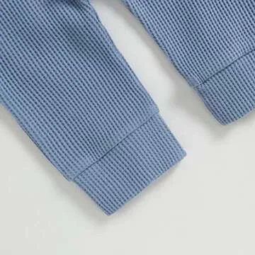 Kupretty Toddler Baby Boy Outfit Color Block Set for Winter