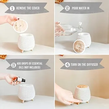 Aromatherapy Essential Oil Diffuser with Auto Shut-Off