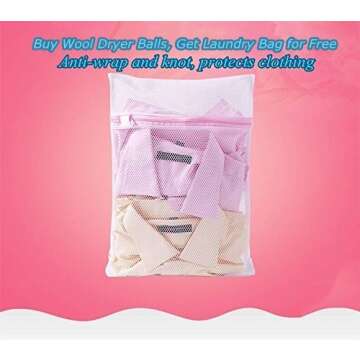 Wool Dryer Balls 6-Pack, Reusable, Saves Drying Time Natural Fabric Softener Great Gift Ideas, Grey