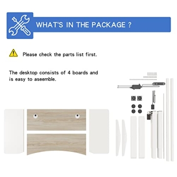 BUNOEM Adjustable Dual Motor Standing Desk 63x30