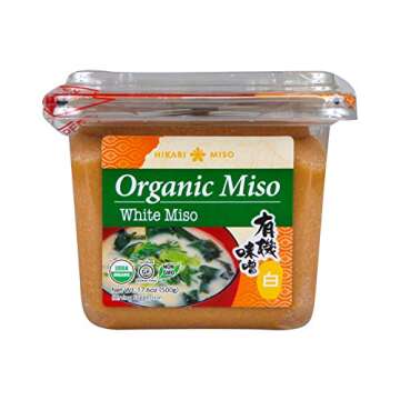 Hikari Organic Miso Paste, White, 17.6 oz