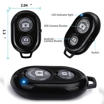 Wireless Camera Shutter Remote for iOS/Android Devices