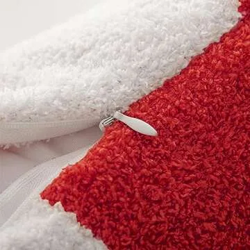 NIDITW Red Checkerboard Soft Pillow Covers Set of 2