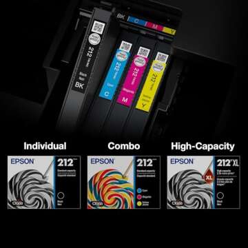 EPSON 212 Claria Ink Cartridge for Brilliant Prints