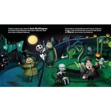Disney Tim Burton's The Nightmare Before Christmas: Welcome to Halloween Town! (Lift-the-Flap)