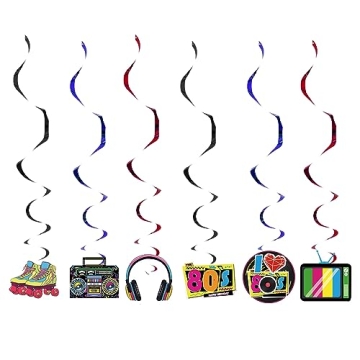 80s Birthday Decorations Party Supplies for 20 Guests