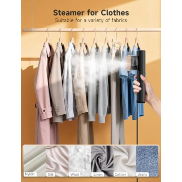 Compact Travel Steamer for Quick Wrinkle Removal