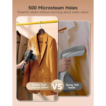 Compact Travel Steamer for Quick Wrinkle Removal