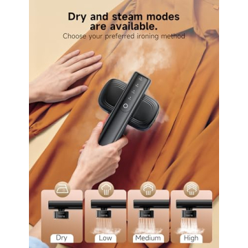 Compact Travel Steamer for Quick Wrinkle Removal