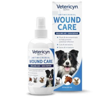 Vetericyn Plus Healing Aid for Dogs | Advanced Skin Repair Spray for Pets | 8 Ounces