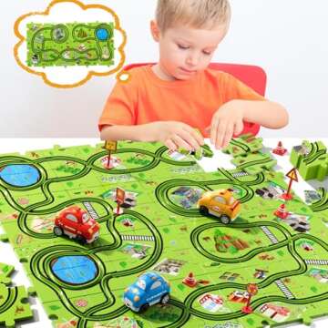 Beby Buty Puzzle Race Track Car Set for Kids