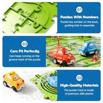Beby Buty Puzzle Race Track Car Set for Kids
