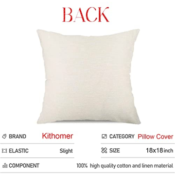 Christmas Pillow Covers Set of 4 for Holiday Decor