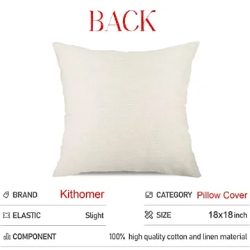 Christmas Pillow Covers Set of 4 for Holiday Decor