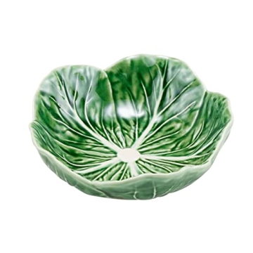 Bordallo Pinheiro Cabbage Cereal Bowl - Elegant Tableware 6 Inch