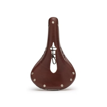 Brooks B17 Carved Brown Leather Bike Saddle Comfort Ride