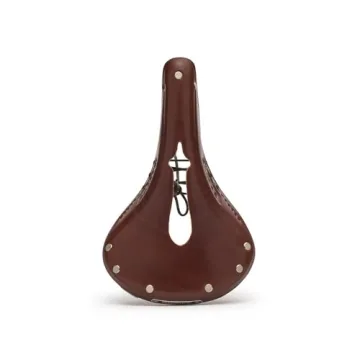 Brooks B17 Carved Brown Leather Bike Saddle Comfort Ride