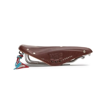 Brooks B17 Carved Brown Leather Bike Saddle Comfort Ride