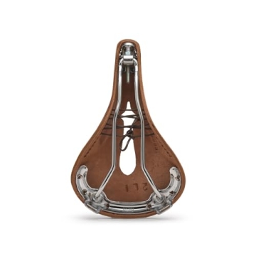 Brooks B17 Carved Brown Leather Bike Saddle Comfort Ride