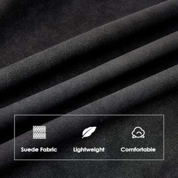 Zando Black Leather Jacket Women Bomber Jacket Women Faux Suede Jacket with Pockets Fashion Moto Jacket Woman Open Front Draped Cropped Jacket Outwear Long Sleeve Jackets for Women Casual M