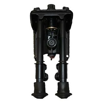 Harris Engineering S-BR Hinged Base 6 - 9-Inch BiPod , Black