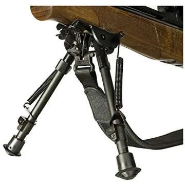 Harris Engineering S-BR Hinged Base 6 - 9-Inch BiPod , Black