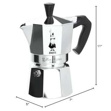 Bialetti Moka Express: Authentic Italian Coffee Maker 12 Cups