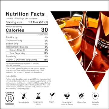 Three Spirit Non-Alcoholic Alternative Spirit - The Nightcap, 50cl | Alt-Whiskey | Unwind & Chillout with Adaptogens, Valerian, Hops & Lemon Balm | Award Winning Active Botanical Gluten Free & Vegan